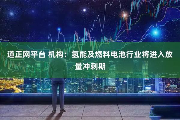 道正网平台 机构：氢能及燃料电池行业将进入放量冲刺期