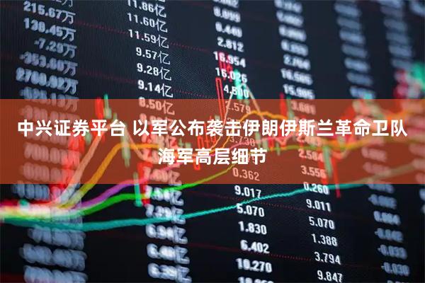 中兴证券平台 以军公布袭击伊朗伊斯兰革命卫队海军高层细节